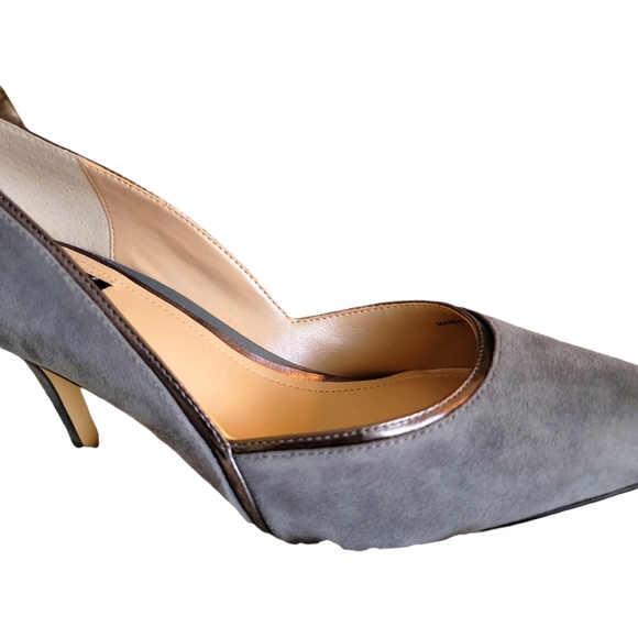 WHBM Emilia Smoked Pearl Heels - Picture 3 of 8